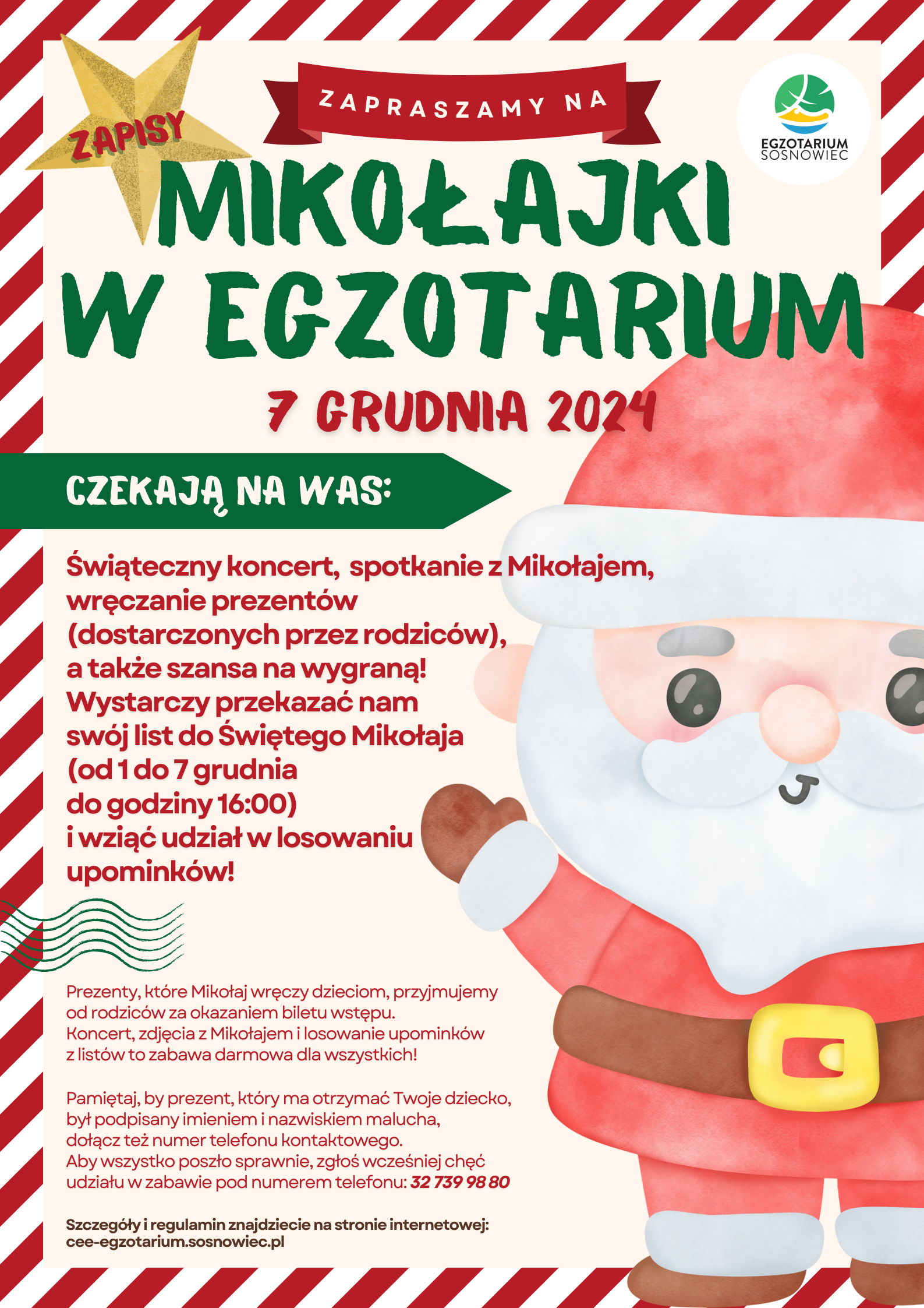 Mikołajki w Egzotarium